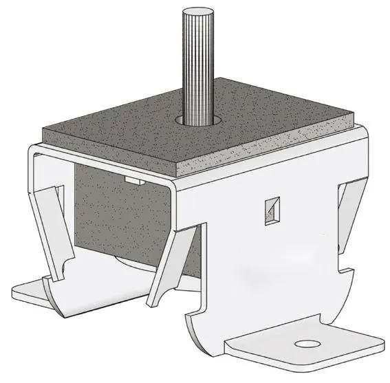 Silentical Sound Isolation Ceiling Clip