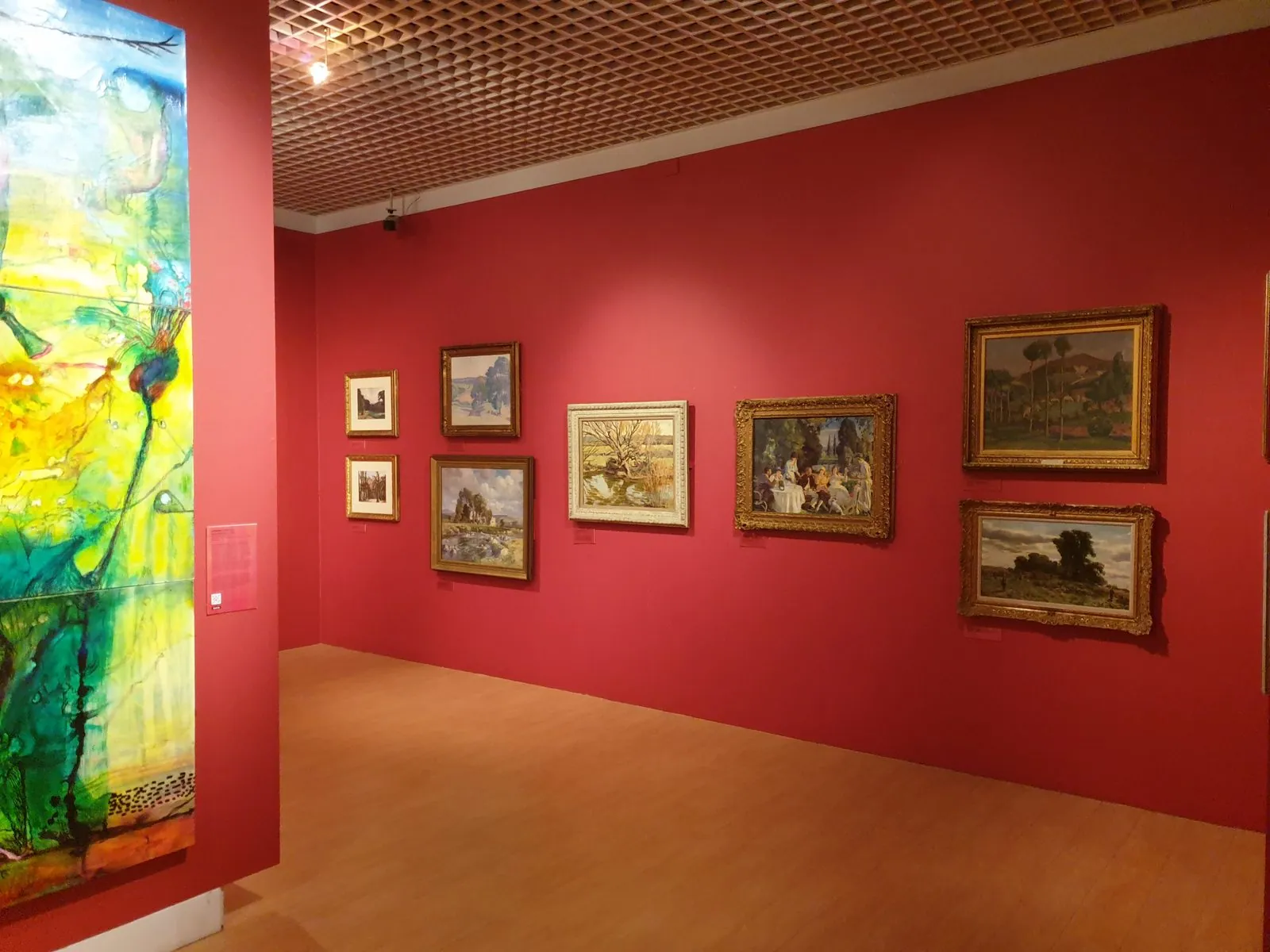 Museum gallery interior