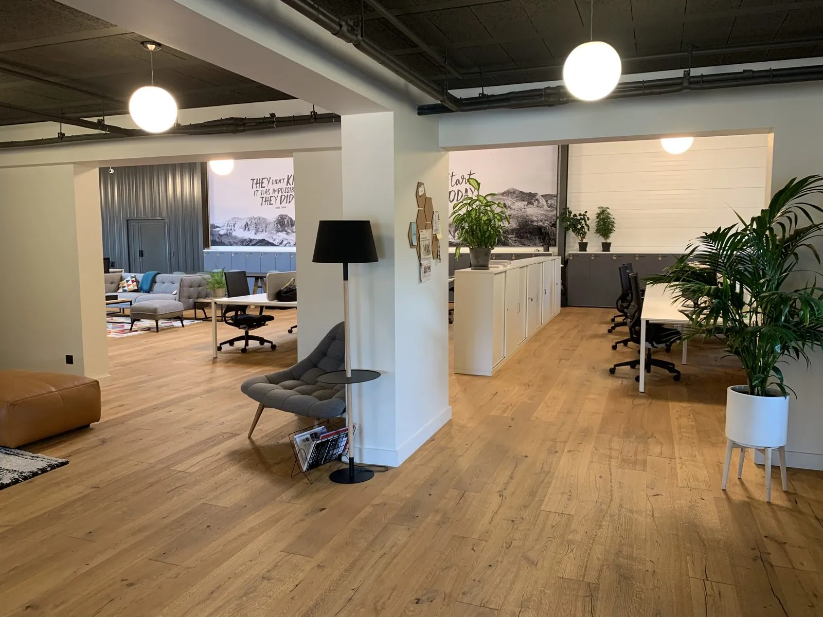 Modern corporate office interior